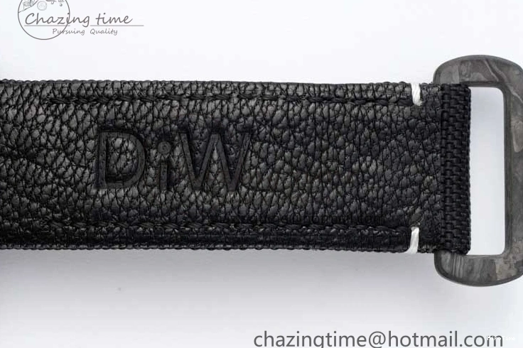 MiroTime 0210 AllSeason Submariner DIW Carbon VSF 1:1 Best Edition Black White Dial on Black Nylon Strap VS 2165